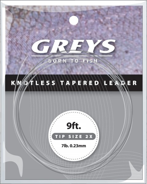 Greys - Greylon Knotless Tapered Leader Vorfach 9ft
