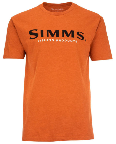 Simms Logo T-Shirt adobe heather