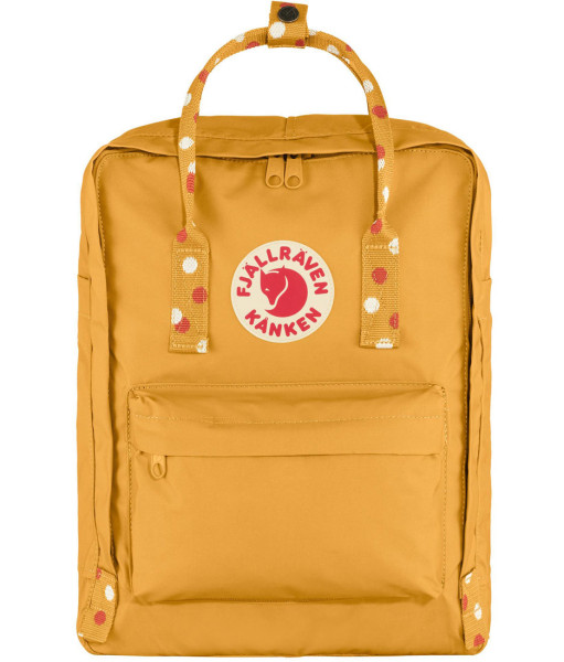 Fjällräven Kanken Rucksack ochre-confetti pattern