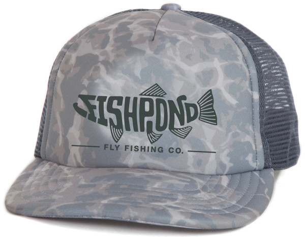 Fishpond Pescado Trucker Hat overcast camo