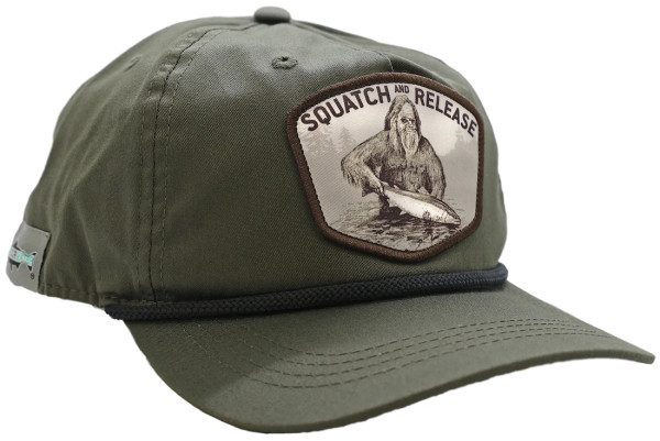 RepYourWater Squatch and Release Badge Unstructured Hat Cap Kappe