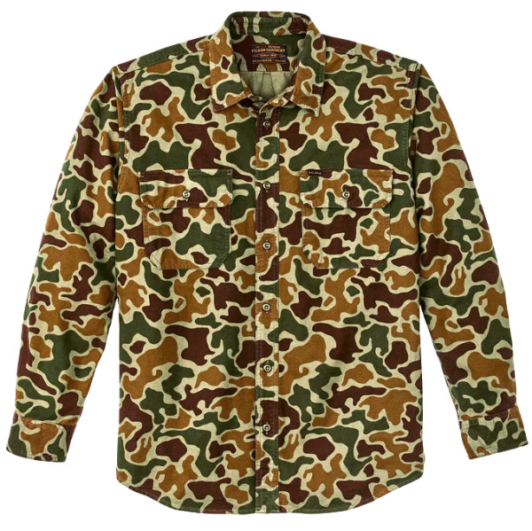 Filson Field Flannel Shirt Hemd frog camo
