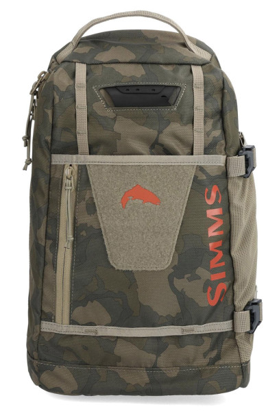Simms Tributary Sling Pack regiment camo olive drab