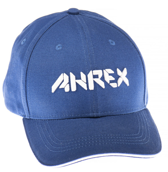 Ahrex Bold Script Cap Schirmmütze white on blue
