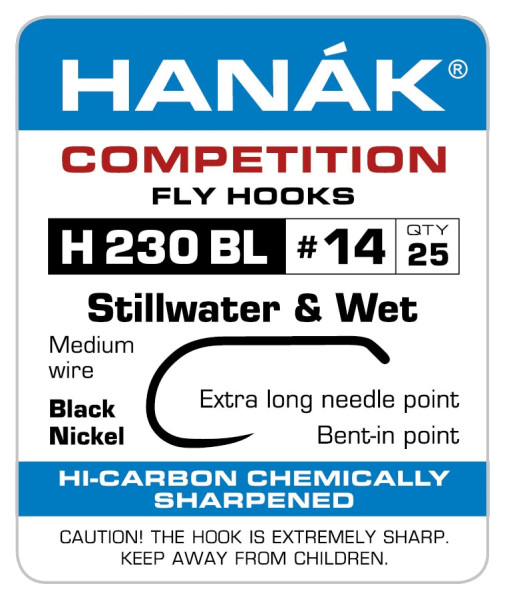 Hanak H 230 BL Nymph & Wet Fly Haken