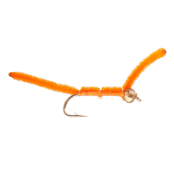 Kami Flies Nymphe - Squirmy Worm orange