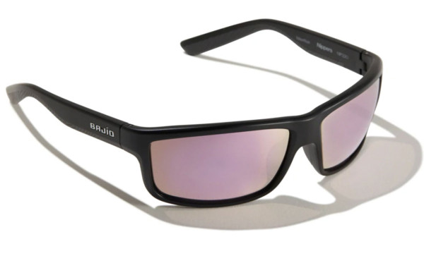 Bajio Polarisationsbrille Nippers - Black Matte (Rose Mirror Glass)