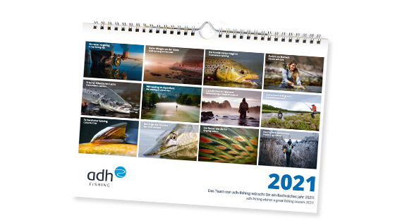 Gratis Fliegenfischer Kalender Fur 2021 Adh Fishing fliegenfischen kalender 2021