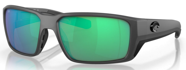 Costa Polarisationsbrille Fantail Pro - Matte Gray (Green Mirror 580G)