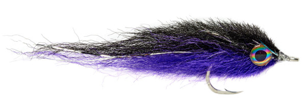 Fulling Mill Streamer - Salty Mullet black & purple