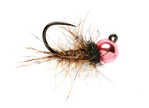 Fulling Mill Nymphe - Rozas Pink Hares Ear Jig Barbless