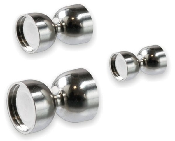 Stonfo 494 Hourglas Heads - Messing Dumbbell Augen