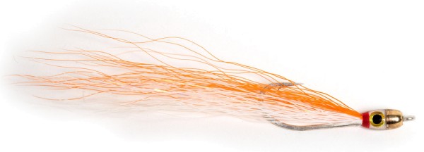 Guideline Streamer - Jiggy Fly orange/white