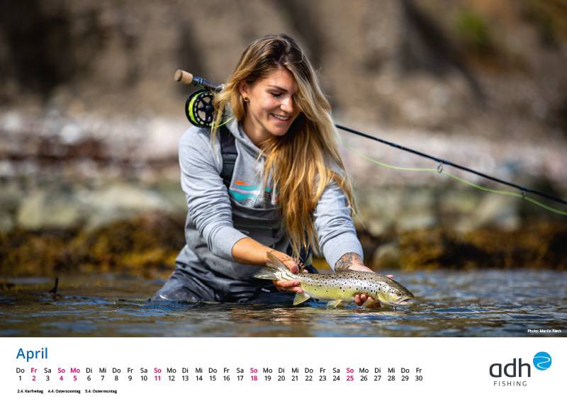Gratis Fliegenfischer Kalender Fur 2021 Adh Fishing fliegenfischen kalender 2021