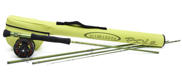 Vision Pike Outfit Einhand Fliegenruten Set