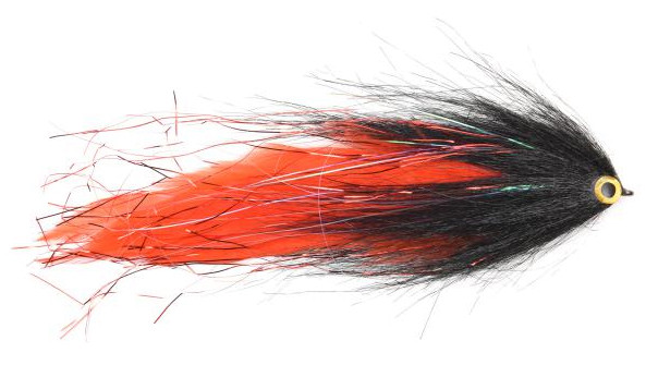 Vision Superflies Hechtstreamer Hollow Deceiver Black & Red