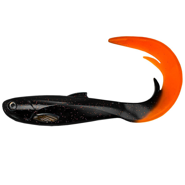 Headbanger FireTail Gummifisch 21 cm Black Orange
