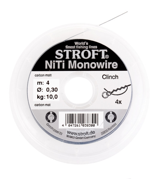 Stroft NiTi Monowire - Knotbares Nickel Titan Vorfach