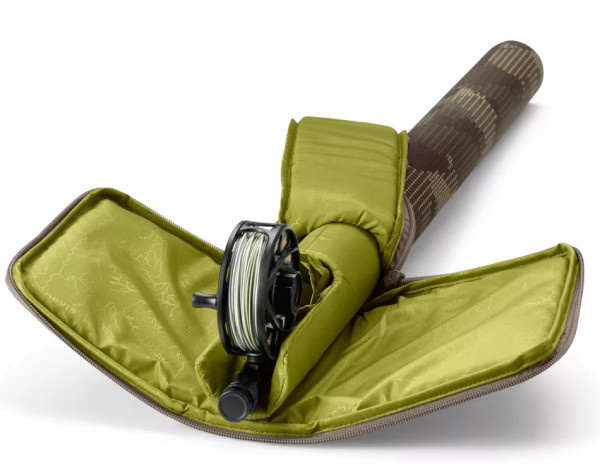 Orvis Single Rod and Reel Case Rutenrohr camouflage