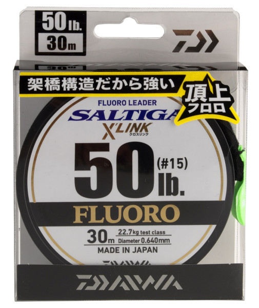 Daiwa Saltiga Fluorocarbon Leader X'Link Tippet 30 m Daiwa Saltiga Fluorocarbon Leader X'Link