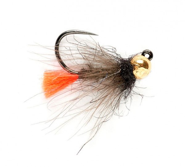 Fulling Mill Nymphe - Tungsten CDC Red Tag Jig Barbless