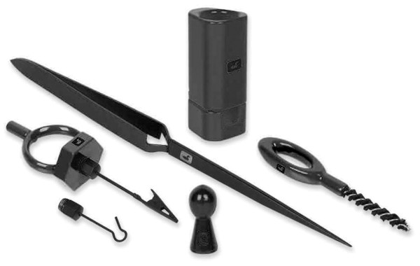 Loon Accessory Fly Tying Tool Kit Bindewerkzeug Set black