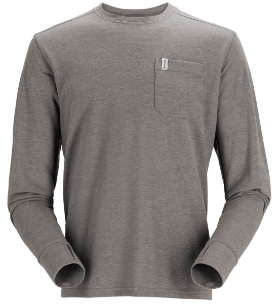 Simms Henry's Fork Crew Pullover steel heather