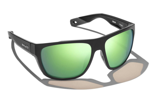 Bajio Bifocal Polarisations- und Vergrößerungsbrille Las Rocas - Black Matte (Green Mirror Glass)