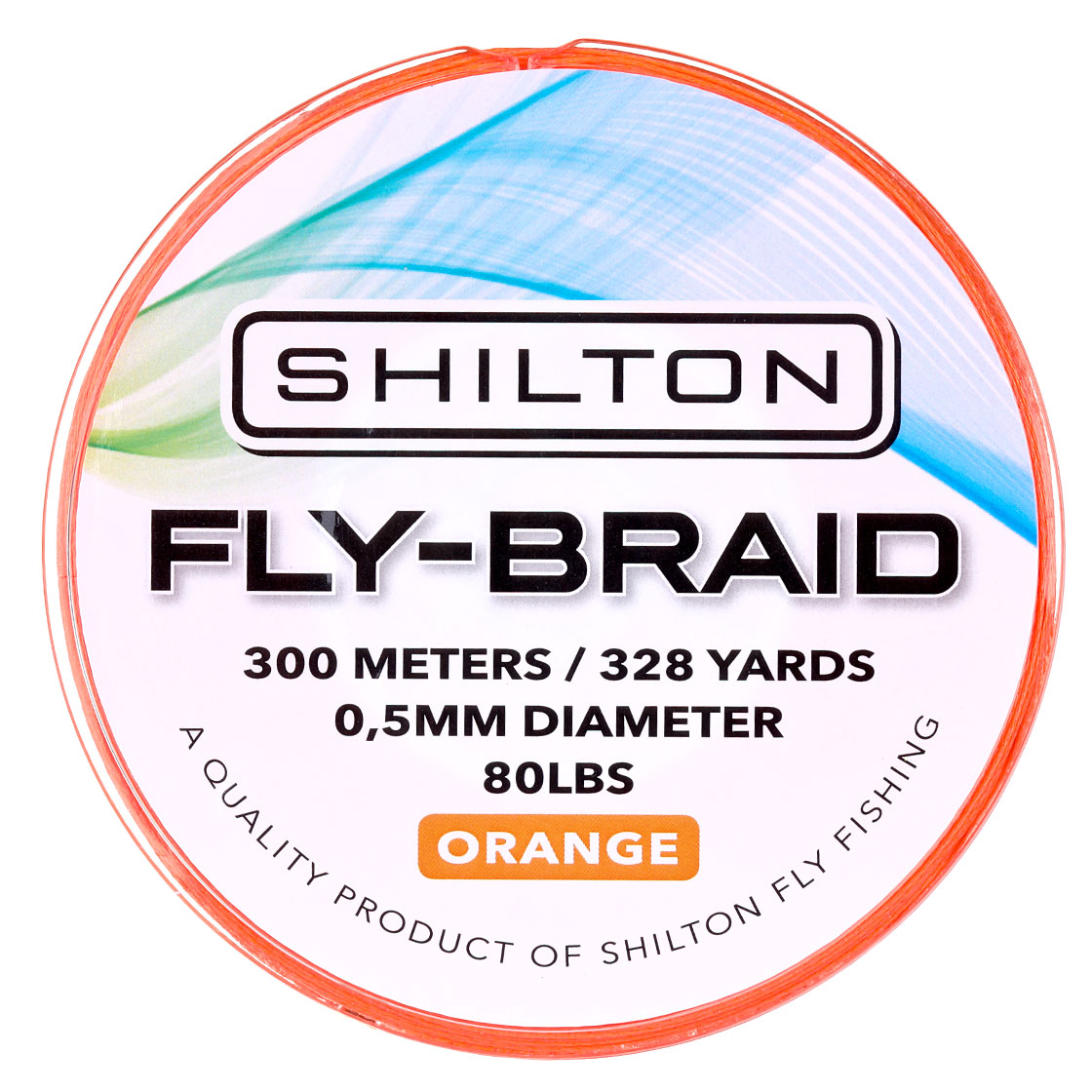 Shilton FLY-X Backing 80lbs 300m orange, Backing, Fliegenschnüre
