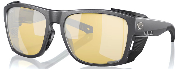 Costa Polarisationsbrille King Tide 6 #XL Black (Sunrise Silver Mirror 580G)