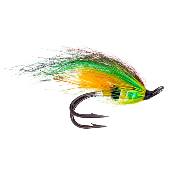 Superflies Lachsfliege - Green Highlander Black Double