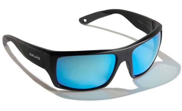 Bajio Polarisationsbrille Nato - Black Matte (Blue Mirror Glass)