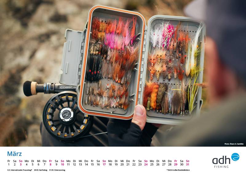 Gratis FliegenfischerKalender für 2024 adhfishing