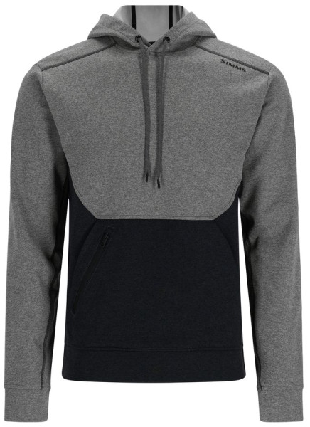 Simms CX Hoody Kapuzenpullover steel heather/black heather