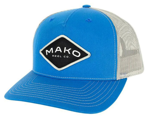 Mako Reel Co. Trucker Hat Cap Schirmmütze cobalt blue