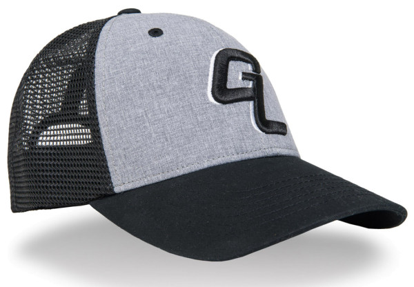Guideline Logo Cap Schirmmütze heather grey black