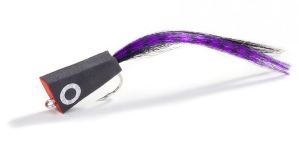 Fishient H2O Streamer - NYAP Not your average popper black/purple black/purple