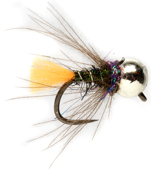 Fulling Mill Tungsten Nymphe - Micro Orange Tag Barbless
