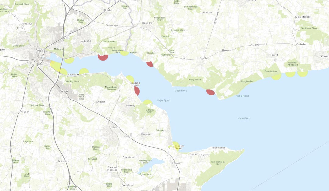 Vejle Fjord Map