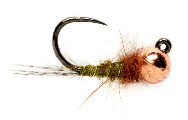 Fulling Mill Nymphe - Roza's Olive Nymp Barbless