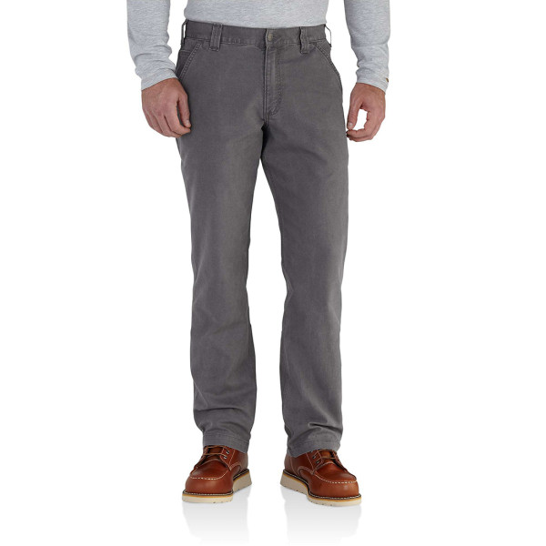 Carhartt Rugged Flex Canvas Work Pant Relaxed Fit Hose gravel