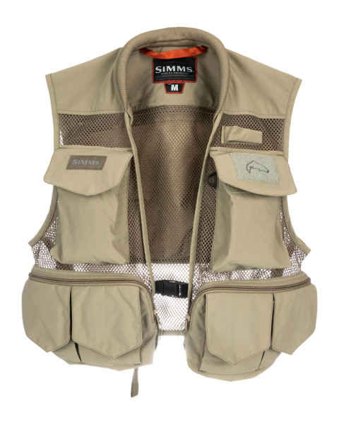 Simms Tributary Vest Weste tan