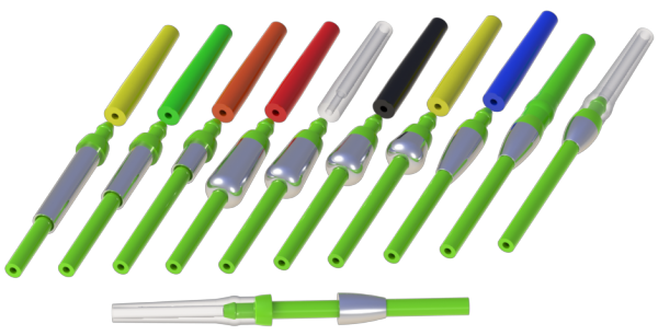 Pro Sportfisher - Pro Microtubes Anwendung mit "Pro Drop, Bullet und Flexiweight"