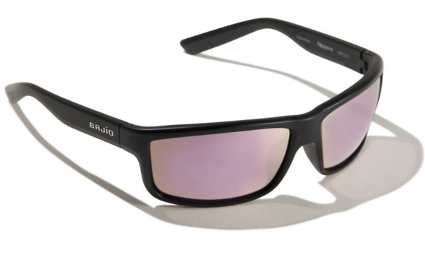 Bajio Polarisationsbrille Nippers - Black Matte (Rose Mirror PC)