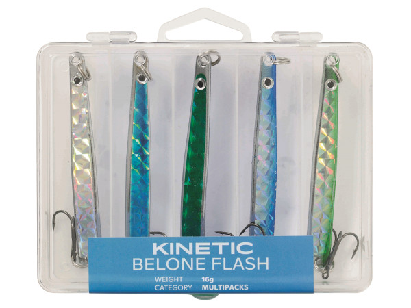 Kinetic Meerforellen Blinker Set belone flash 20 g