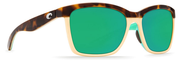 Costa Polarisationsbrille Anaa Shiny Retro Tort/Cream/Mint (Green Mirror 580G)