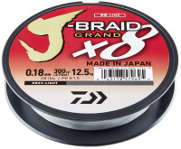 Daiwa J-Braid Grand X8 135 m grey light 8 - Fach geflochtene Schnur