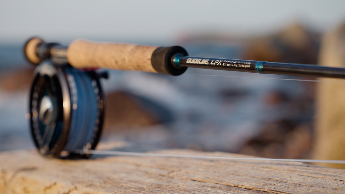 Guideline LPX Coastal Rod on the Beach