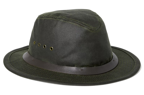 Filson Tin Cloth Packer Hat Hut otter green