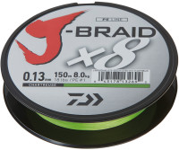Daiwa J-Braid X8 150 m chartreuse 8 - Fach geflochtene Schnur